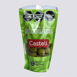 Aceitunas Verdes Descarozadas Castell X 290 Gr