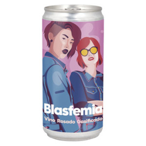 Vino Blasfemia Rosado Lata X 270 Cc
